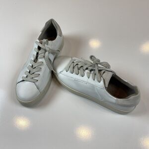 AllSaints Shana Low Top Sneakers In White Chalk Womens Size 39 US 9